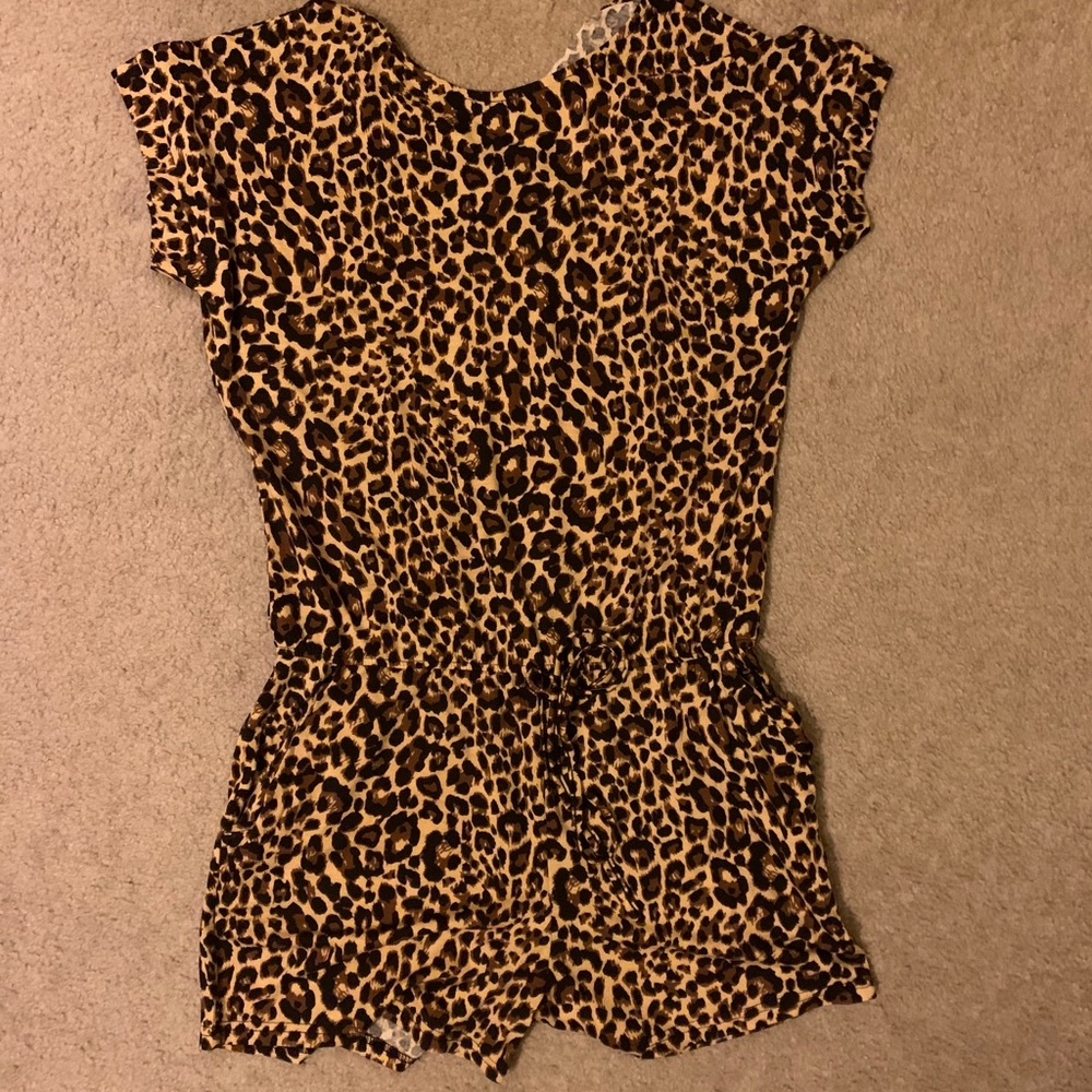 Large Romper - Leopard